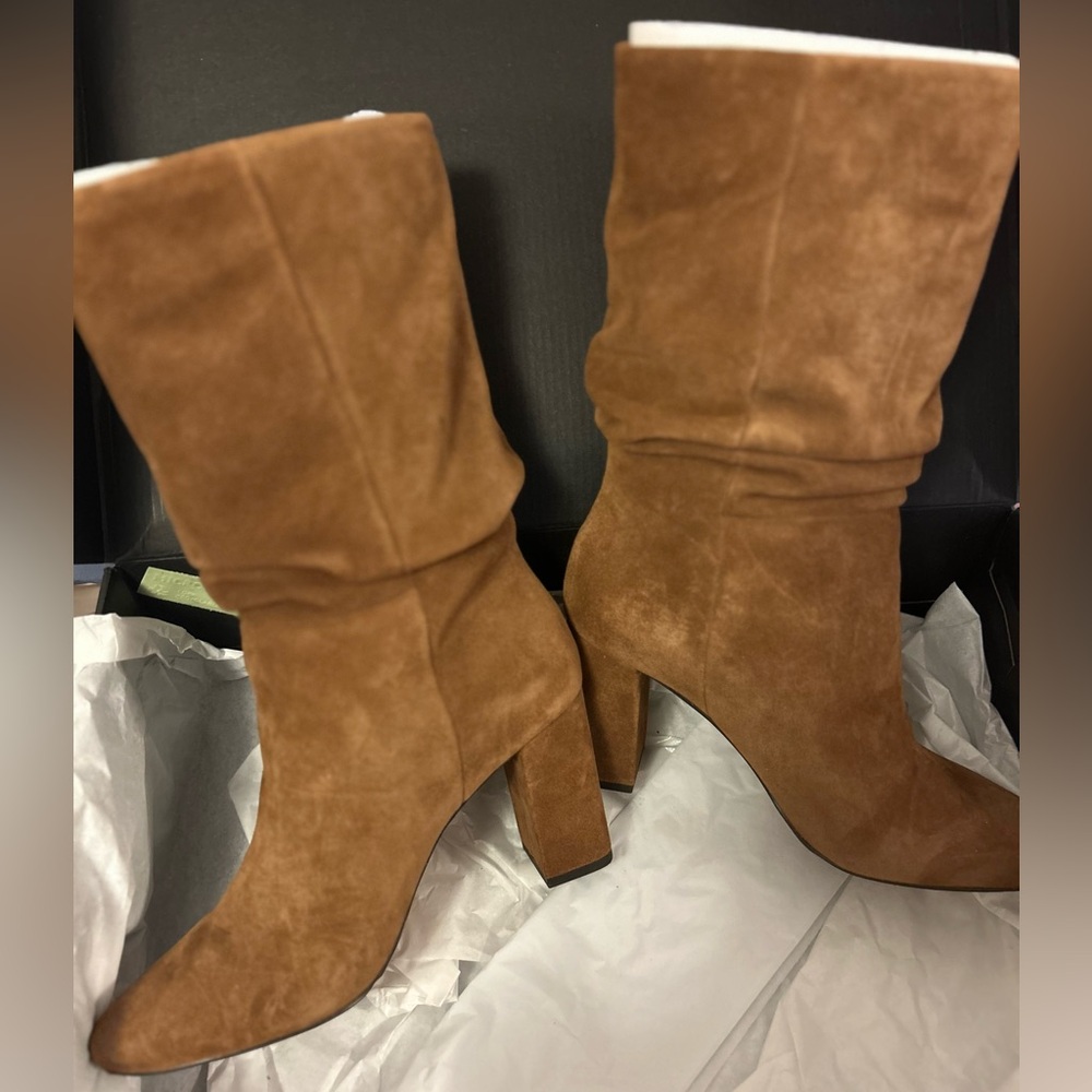 Suede Slouchy Boots